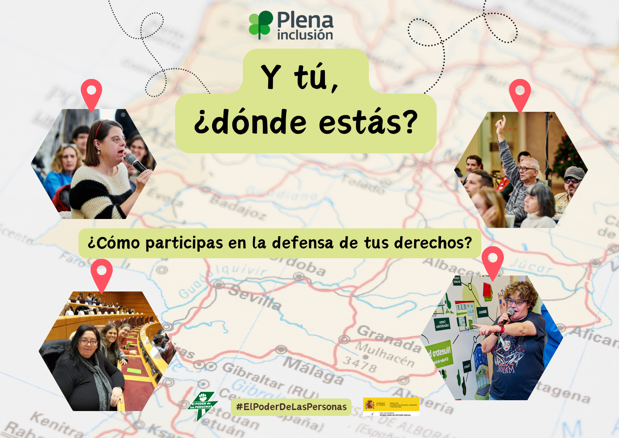 “¿Y tú dónde estás?», la nueva campaña de Plena inclusión para fortalecer la participación de las personas con discapacidad intelectual y del desarrollo